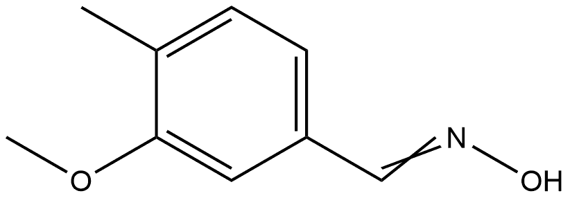 3-Methoxy-4-methylbenzaldehyde oxime Structure