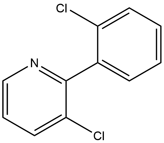 3-Chloro-2-(2-chlorophenyl)pyridine Structure