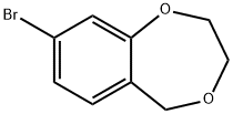 8-Bromo-3,5-dihydro-2H-1,4-benzodioxepine Structure