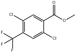 methyl 2,5-dichloro-4-(trifluoromethyl)benzoate Structure