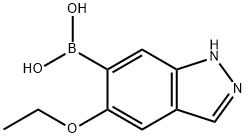 Boronic acid, B-(5-ethoxy-1H-indazol-6-yl)- Structure