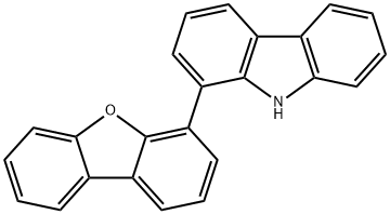 9H-Carbazole, 1-(4-dibenzofuranyl)- Structure