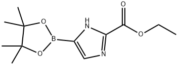 Ethyl 5-(4,4,5,5-tetramethyl-1,3,2-dioxaborolan-2-yl)-1H-imidazole-2-carboxylate Structure