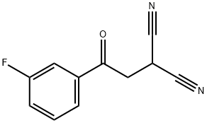 Propanedinitrile, 2-[2-(3-fluorophenyl)-2-oxoethyl]- 구조식 이미지