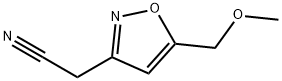 5-(Methoxymethyl)-3-isoxazoleacetonitrile 구조식 이미지