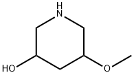 3-Piperidinol, 5-methoxy- Structure