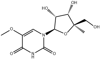 4'-C-Methyl-5-methoxyuridine 구조식 이미지