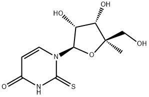 4'-C-Methyl-2-thiouridine 구조식 이미지