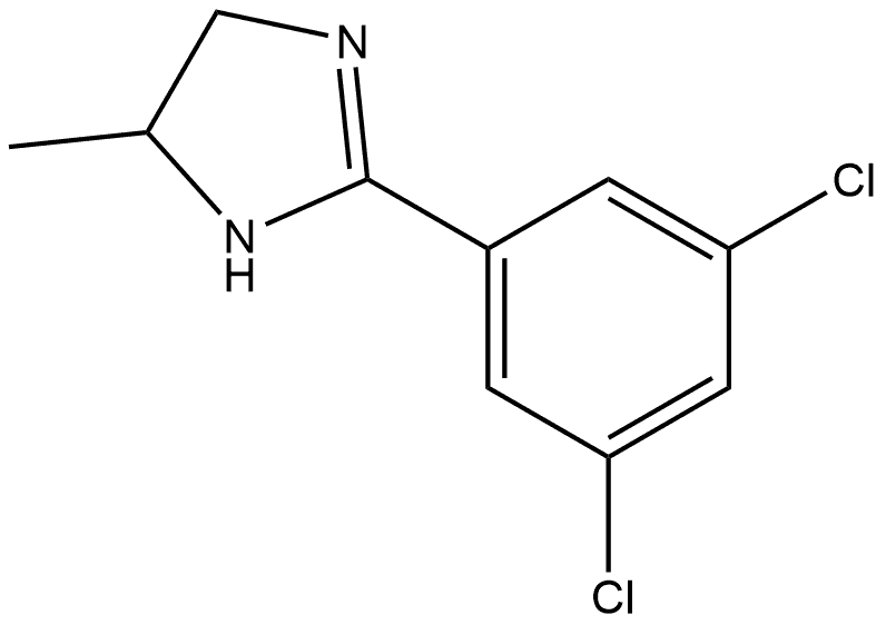 2-(3,5-Dichlorophenyl)-5-methyl-4,5-dihydro-1H-imidazole Structure