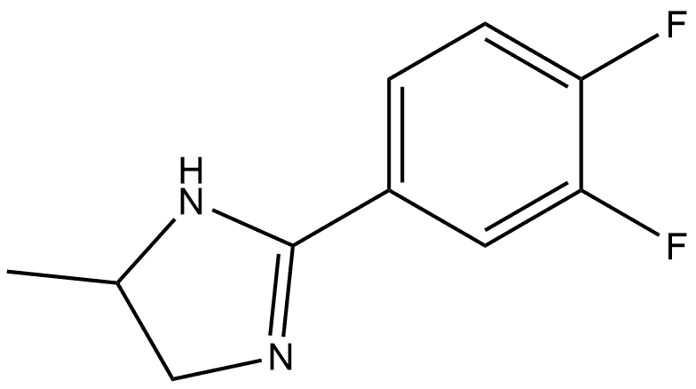 2-(3,4-Difluorophenyl)-5-methyl-4,5-dihydro-1H-imidazole Structure