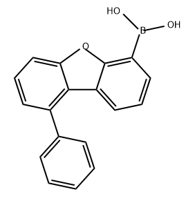 Boronic acid, B-(9-phenyl-4-dibenzofuranyl)- Structure