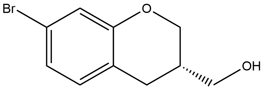 (S)-(7-bromochroman-3-yl)methanol Structure