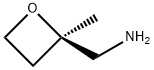 2-Oxetanemethanamine, 2-methyl-, (2R)- Structure