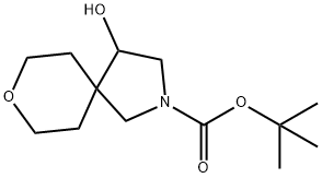 tert-butyl 4-hydroxy-8-oxa-2-azaspiro[4.5]decane-2-carboxylate Structure