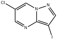 Pyrazolo[1,5-a]pyrimidine, 6-chloro-3-iodo- Structure