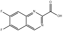 6,7-difluoroquinazoline-2-carboxylic acid 구조식 이미지