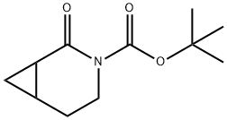 3-Azabicyclo[4.1.0]heptane-3-carboxylic acid, 2-oxo-, 1,1-dimethylethyl ester Structure