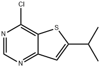 4-chloro-6-(propan-2-yl)thieno[3,2-d]pyrimidine Structure