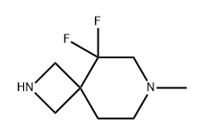 2,7-Diazaspiro[3.5]nonane, 5,5-difluoro-7-methyl- Structure