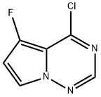 Pyrrolo[2,1-f][1,2,4]triazine, 4-chloro-5-fluoro- 구조식 이미지