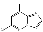 Imidazo[1,2-b]pyridazine, 6-chloro-8-fluoro- Structure