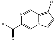 8-Chloropyrrolo[1,2-a]pyrazine-3-carboxylic acid 구조식 이미지