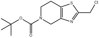 tert-butyl 2-(chloromethyl)-6,7-dihydro-4H-thiazolo[4,5-c]pyridine-5-carboxylate Structure