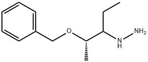 Hydrazine, [(2S)-1-ethyl-2-(phenylmethoxy)propyl]- Structure