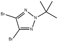 2H-1,2,3-Triazole, 4,5-dibromo-2-(1,1-dimethylethyl)- Structure