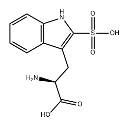 L-Tryptophan, 2-sulfo- 구조식 이미지