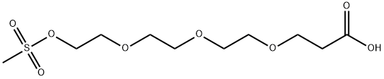 4,7,10,13-Tetraoxa-14-thiapentadecanoic acid, 14,14-dioxide Structure