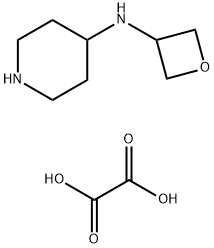 4-Piperidinamine, N-3-oxetanyl-, ethanedioate (1:1) Structure