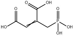 2-Butenedioic acid, 2-(phosphonomethyl)- Structure