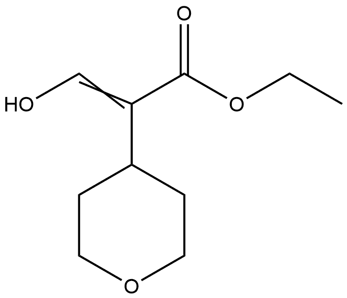 2-(Oxan-4-yl)-3-oxopropanoic acid ethyl ester 구조식 이미지