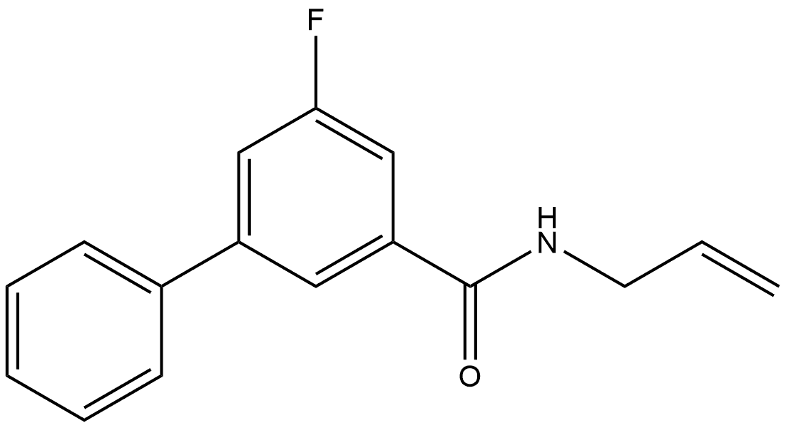 5-Fluoro-N-2-propen-1-yl[1,1'-biphenyl]-3-carboxamide Structure