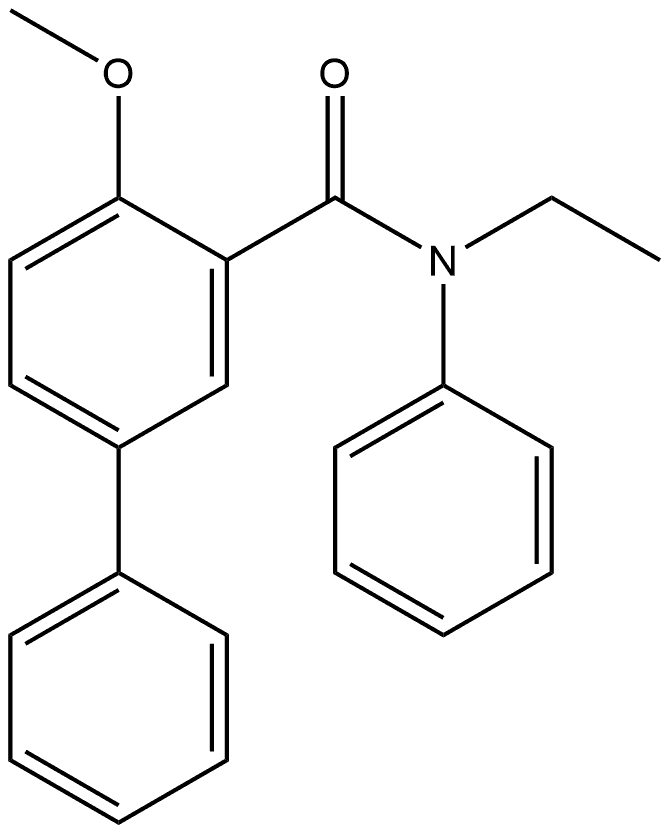 N-Ethyl-4-methoxy-N-phenyl[1,1'-biphenyl]-3-carboxamide Structure