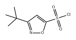 5-Isoxazolesulfonyl chloride, 3-(1,1-dimethylethyl)- 구조식 이미지