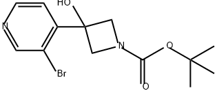 tert-butyl
3-(3-bromopyridin-4-yl)-3-hydroxyazetidine-1-carb
oxylate Structure