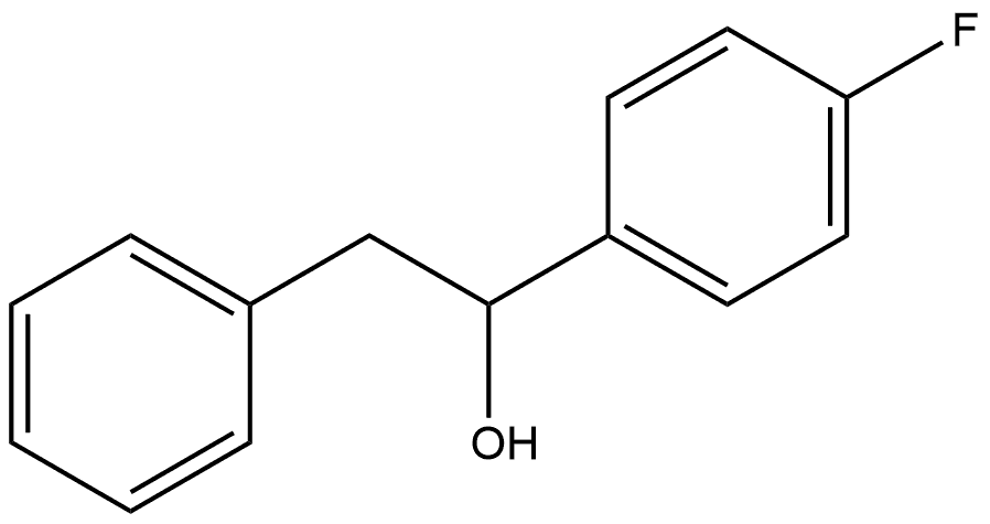 α-(4-Fluorophenyl)benzeneethanol Structure