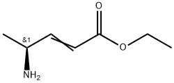 Ethyl (4S)-4-amino-2-pentenoate 구조식 이미지