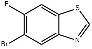 Benzothiazole, 5-bromo-6-fluoro- Structure