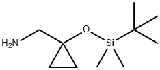 Cyclopropanemethanamine, 1-[[(1,1-dimethylethyl)dimethylsilyl]oxy]- Structure