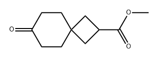 Spiro[3.5]nonane-2-carboxylic acid, 7-oxo-, methyl ester Structure