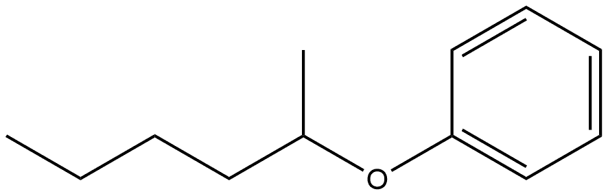 [(1-Methylpentyl)oxy]benzene Structure