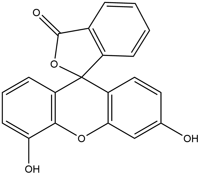 3′,5′-Dihydroxyspiro[isobenzofuran-1(3H),9′-[9H]xanthen]-3-one Structure