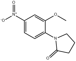 2-Pyrrolidinone, 1-(2-methoxy-4-nitrophenyl)- Structure