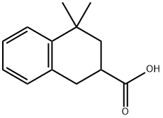 4,4-dimethyl-1,2,3,4-tetrahydronaphthalene-2-carboxylic acid Structure