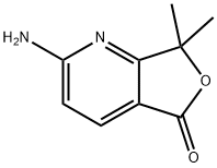 Furo[3,4-b]pyridin-5(7H)-one, 2-amino-7,7-dimethyl- Structure