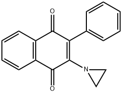 2-(Aziridin-1-yl)-3-phenylnaphthalene-1,4-dione Structure