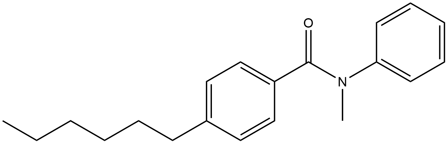 4-Hexyl-N-methyl-N-phenylbenzamide Structure